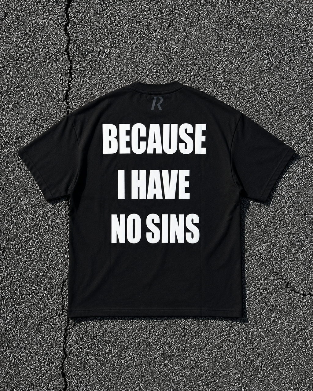 T-shirt - Because I Have No Sins Black