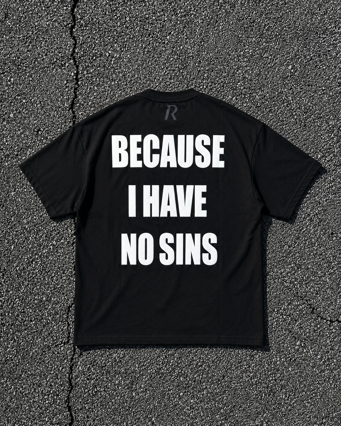 T-shirt - Because I Have No Sins Black