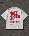 T-shirt - Make Memories White