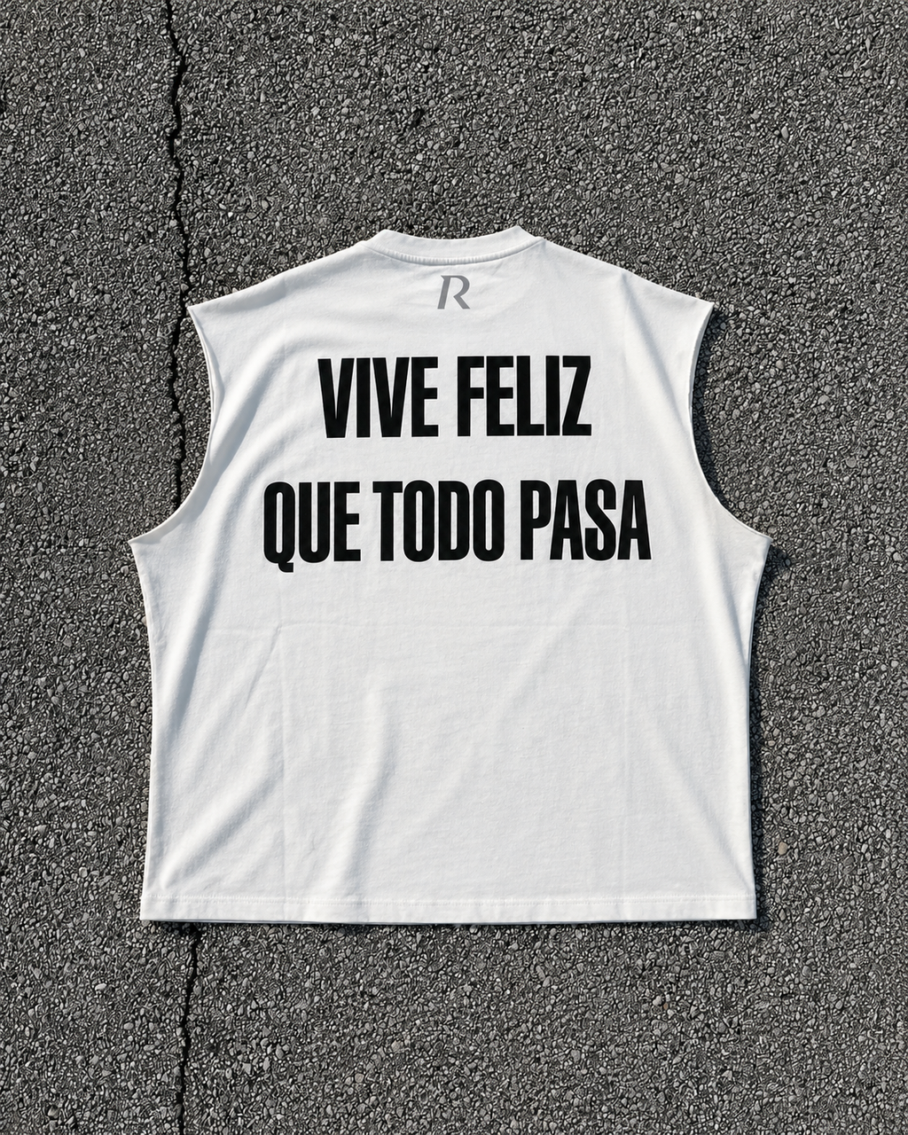 Canotta - Vive Feliz White