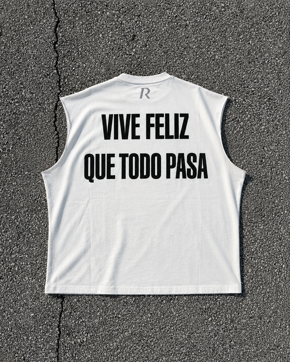 Canotta - Vive Feliz White