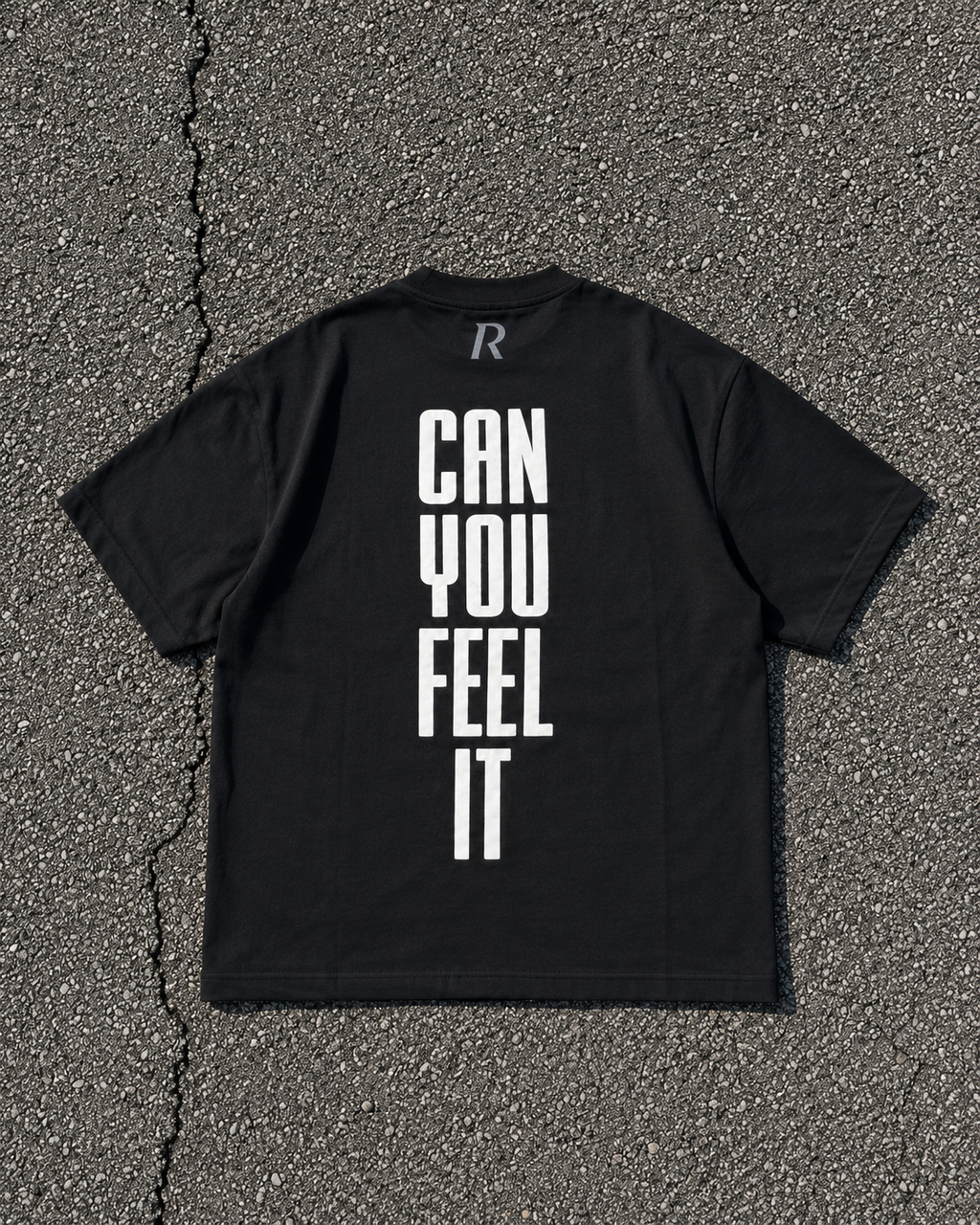 T-shirt - Can you feel it Black
