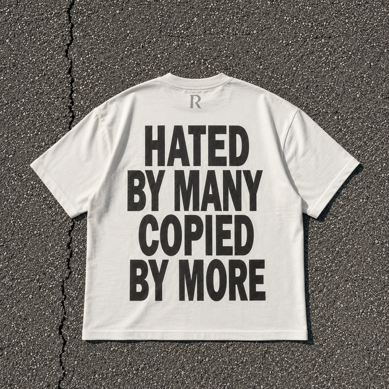 T-shirt - Hated By Many Copied by More White