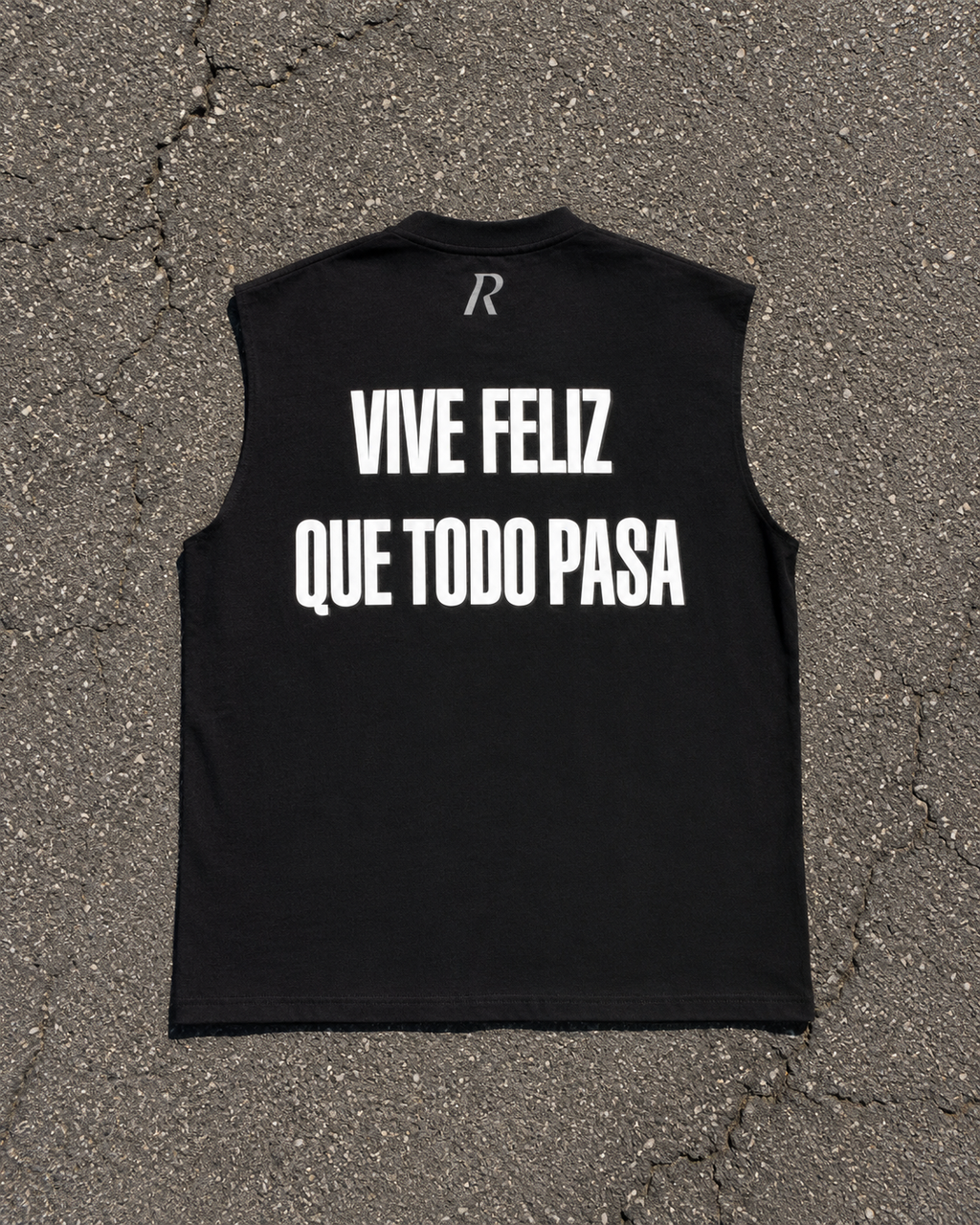 Canotta - Vive Feliz Black