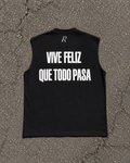 Canotta - Vive Feliz Black