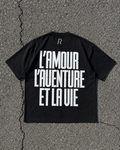 T-shirt - L'amour Black