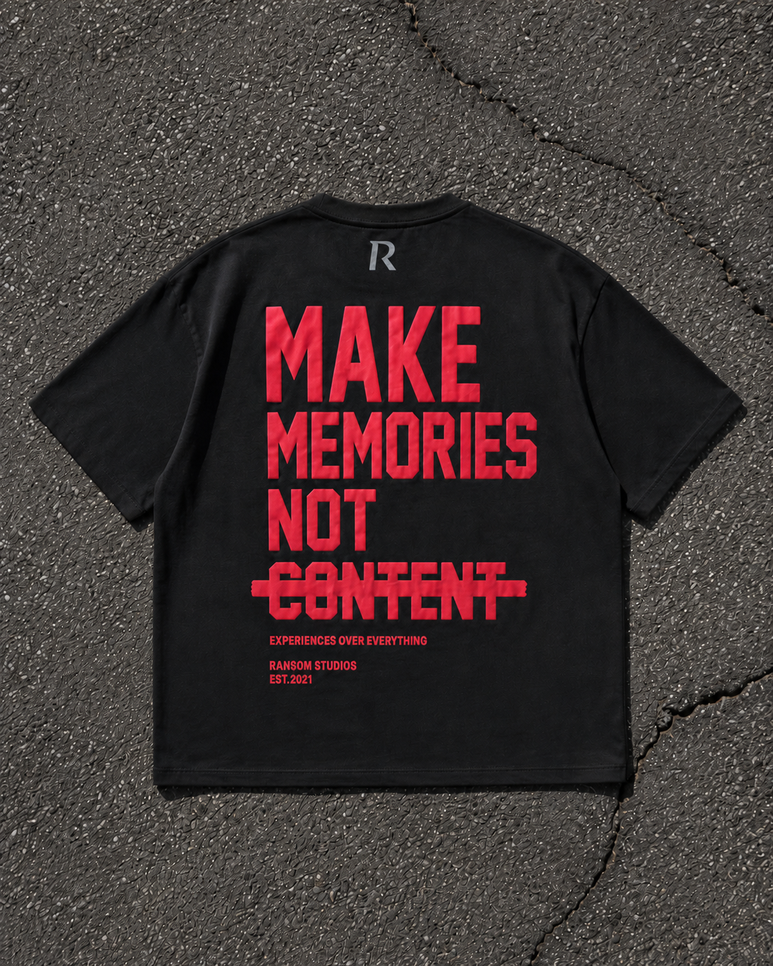 T-shirt - Make Memories Black