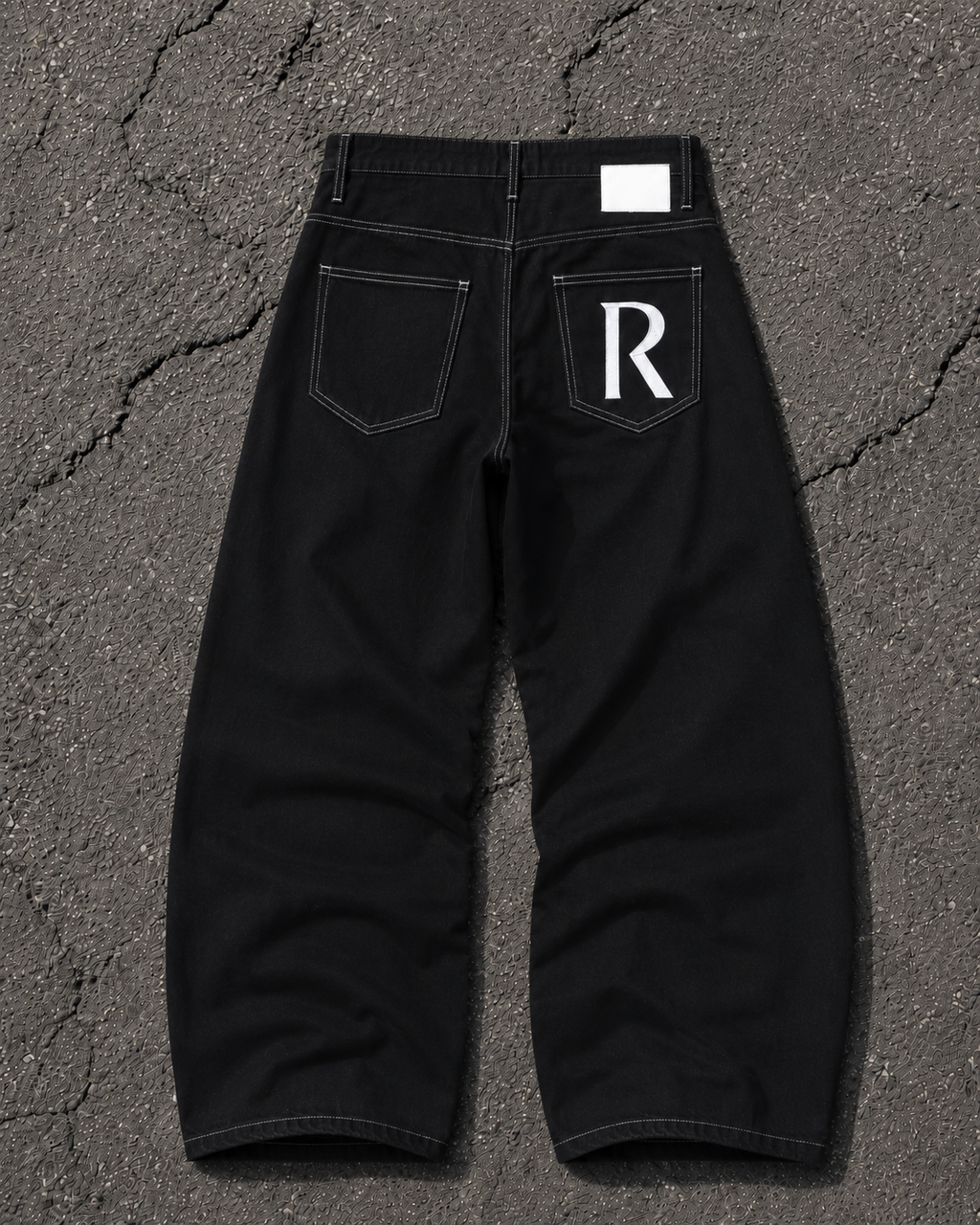 Jeans - Balloon Black e White