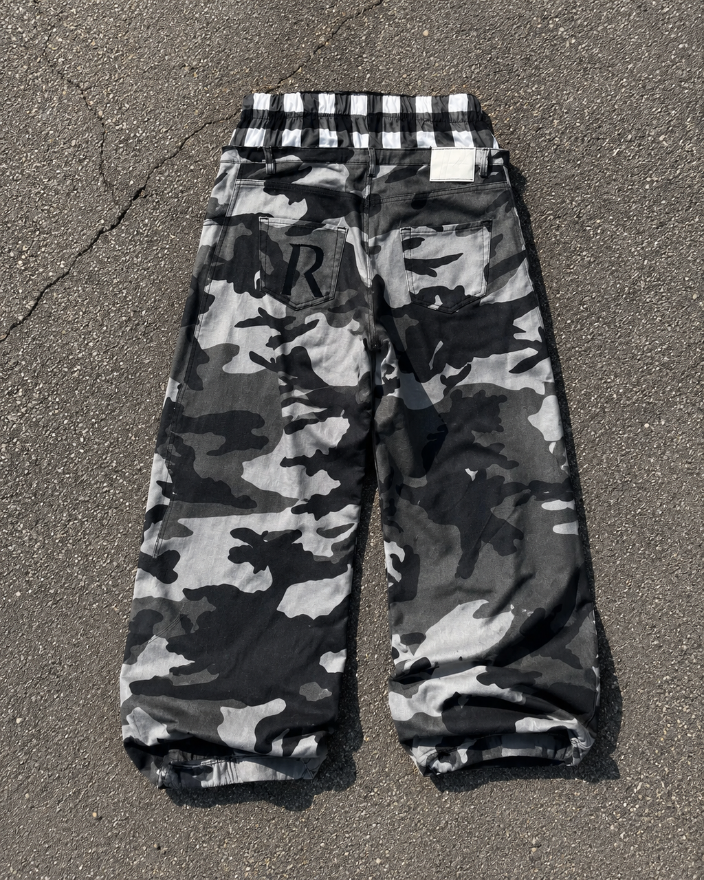 Jeans - Camo Black