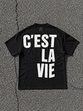 T-shirt - C'est la vie Black