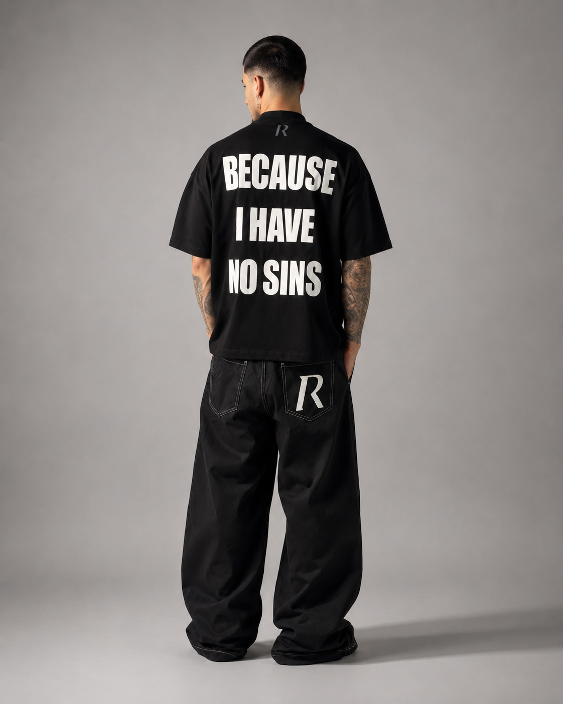 T-shirt - Because I Have No Sins Black