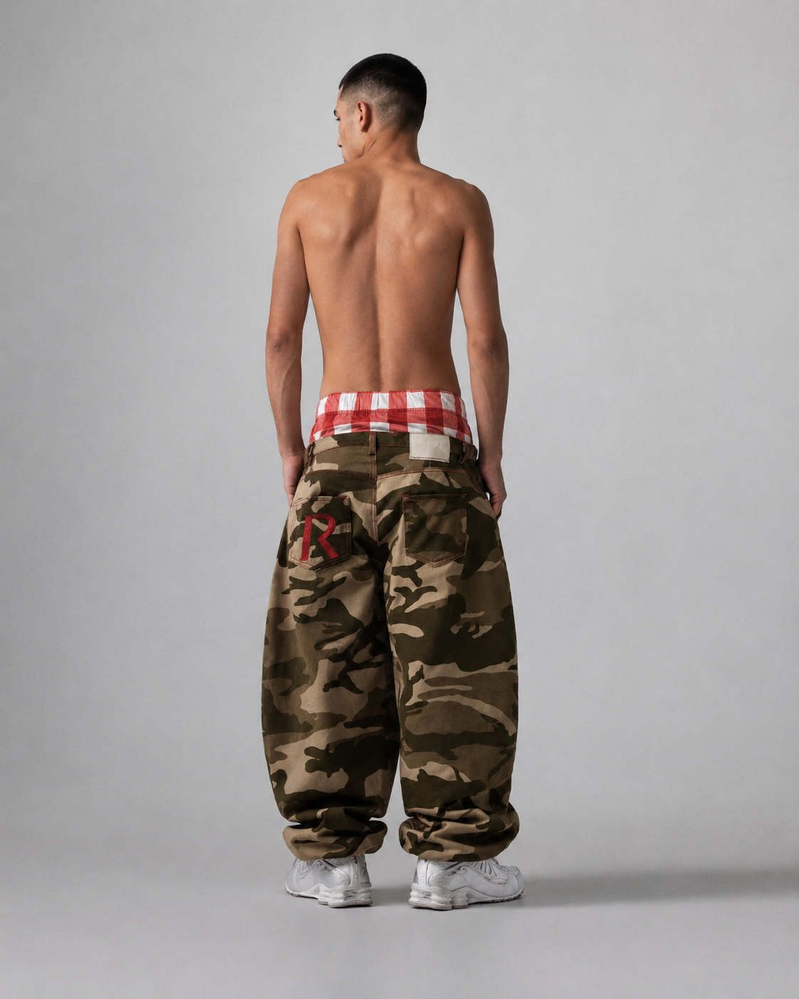 Jeans - Camo Red