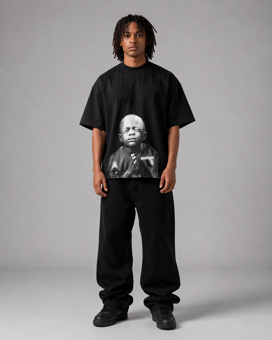 T-shirt - Prayer Black