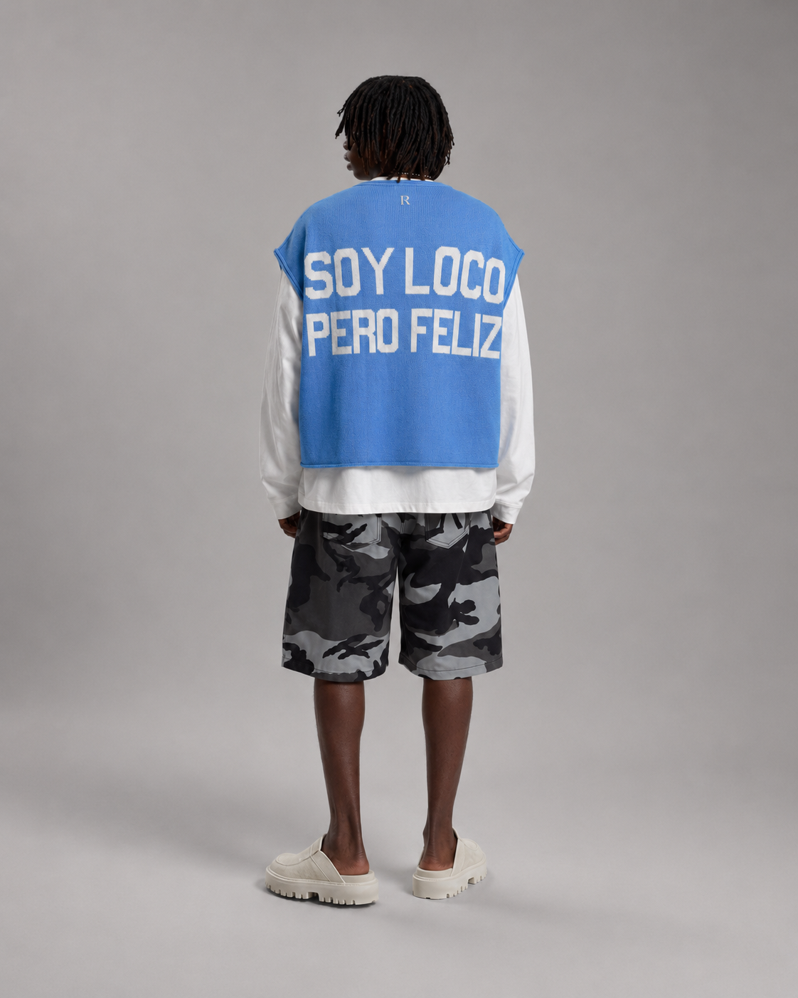 Smanicato in maglia - Soy Loco Light Blue