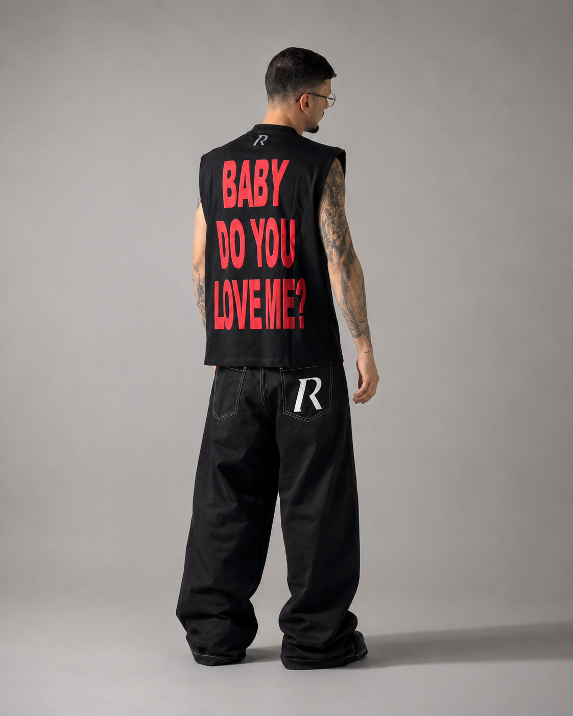 Canotta - Baby Do You Love Me Black