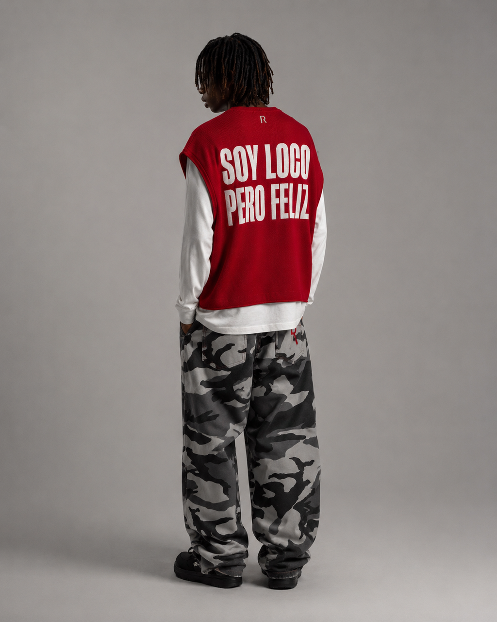 Smanicato in maglia - Soy Loco Red