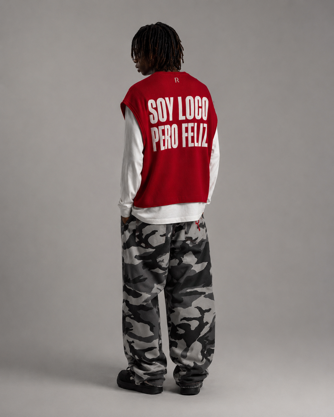Smanicato in maglia - Soy Loco Red