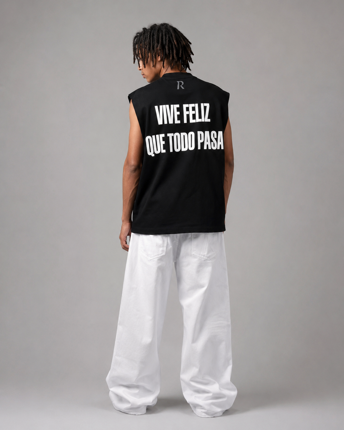 Canotta - Vive Feliz Black