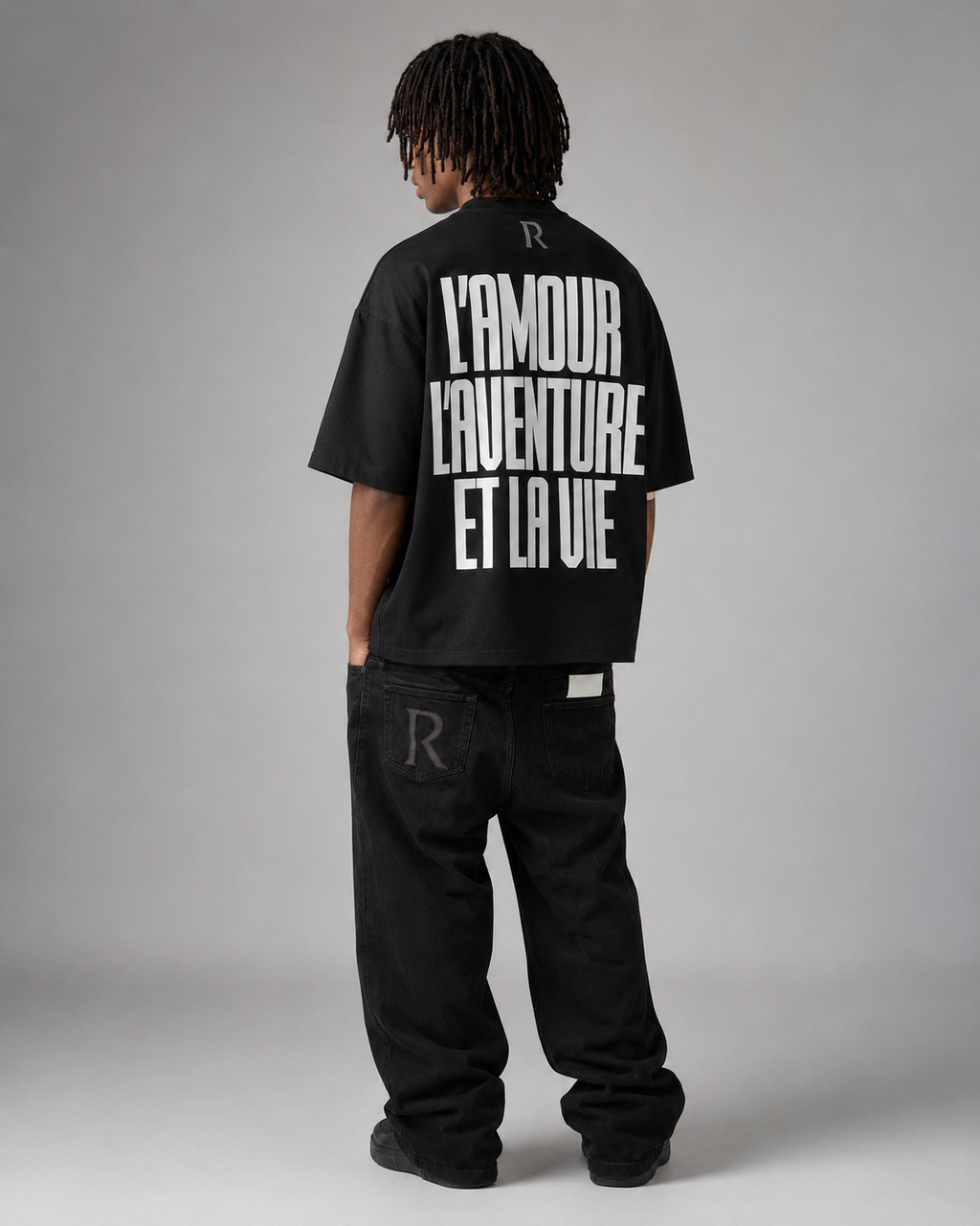 T-shirt - L'amour Black