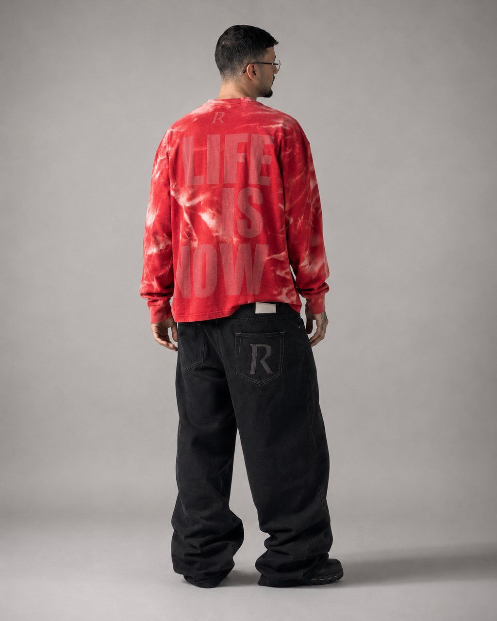 Long Sleeve - Life is Now rossa