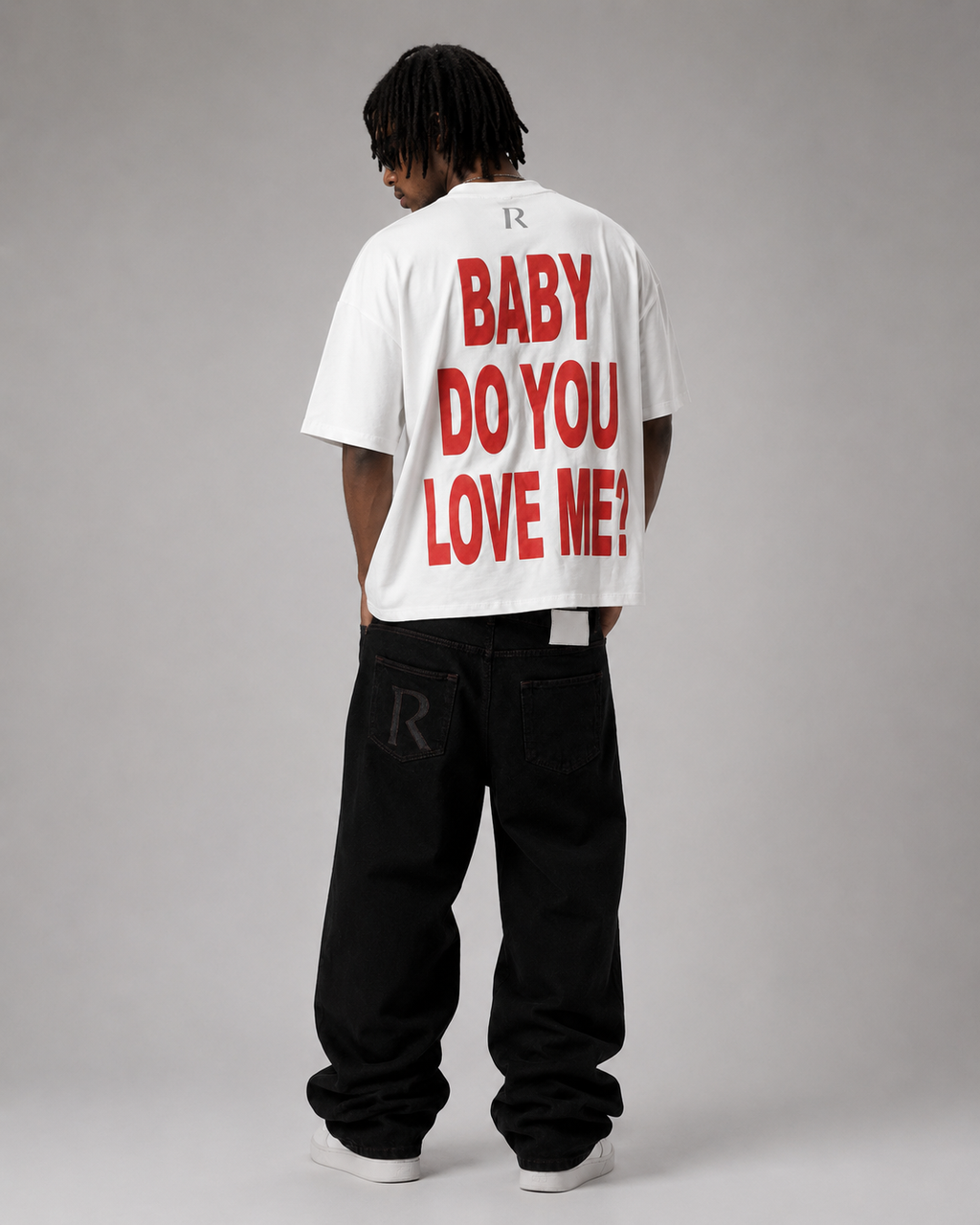 T-shirt - Baby Do You Love Me White