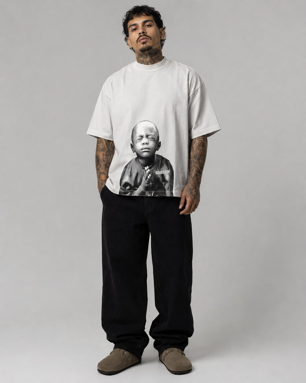 T-shirt - Prayer White