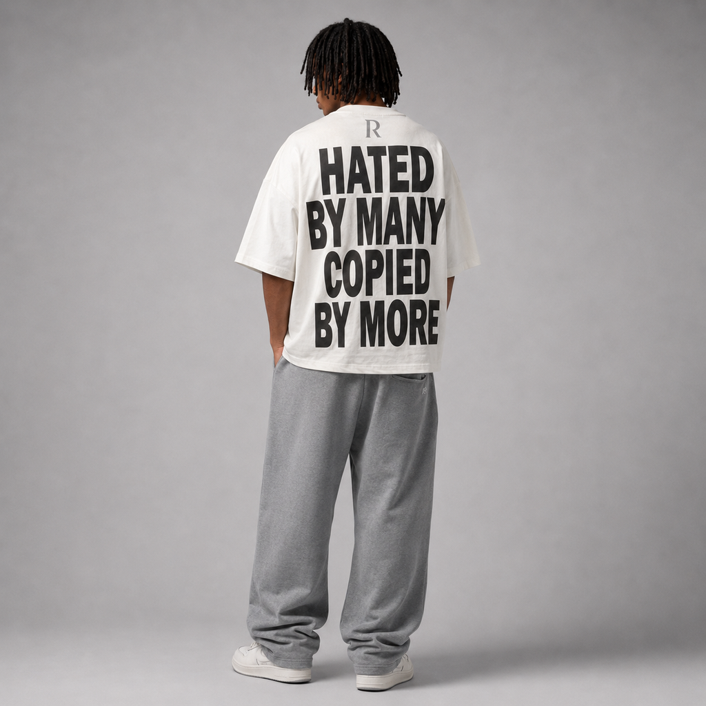 T-shirt - Hated By Many Copied by More White