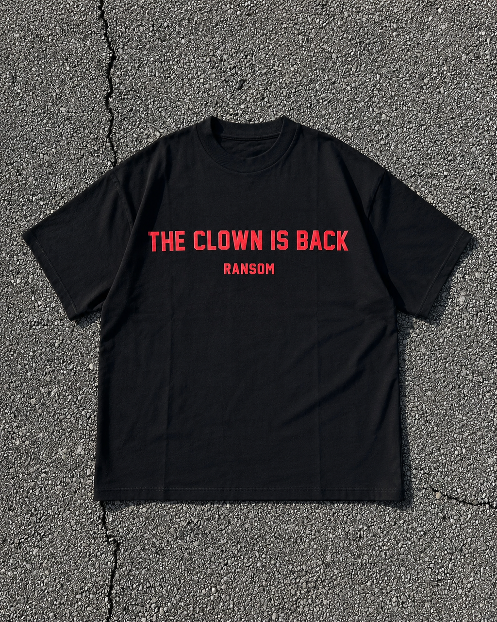 T-shirt - The Clown is Back Black