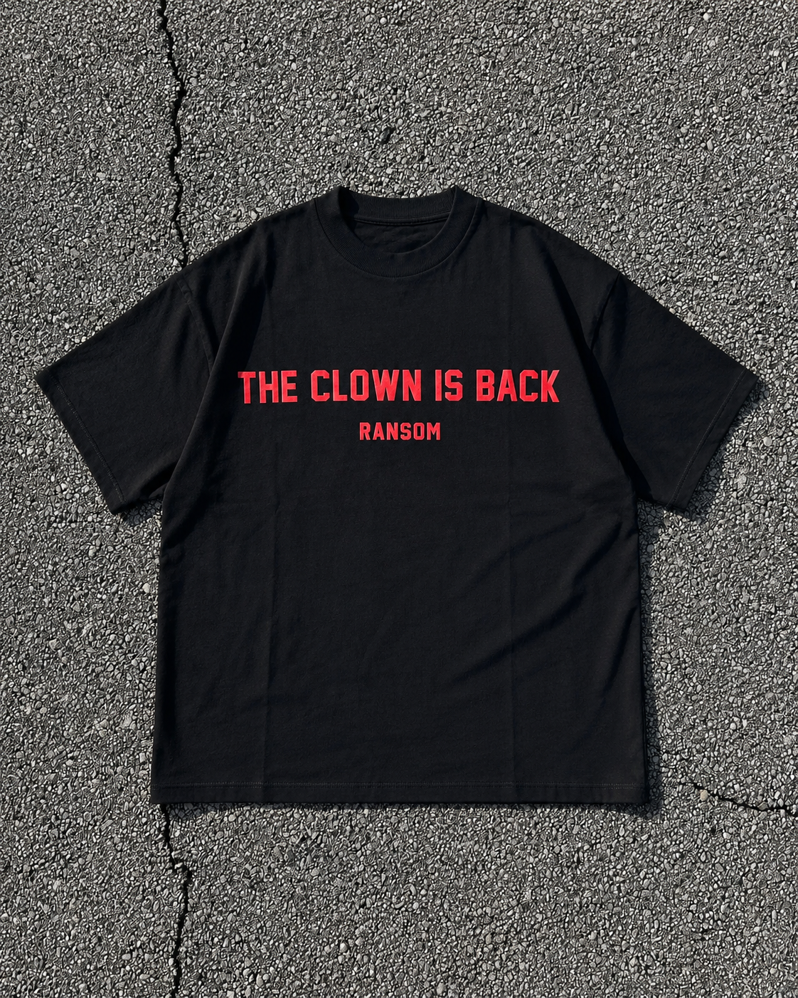 T-shirt - The Clown is Back Black