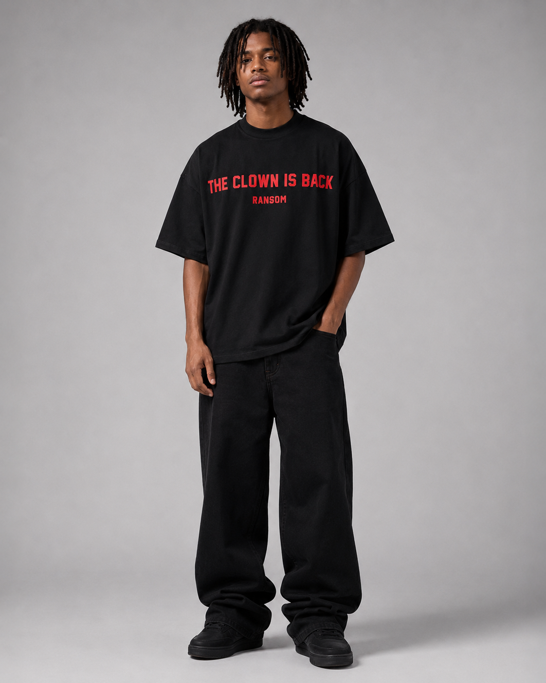 T-shirt - The Clown is Back Black