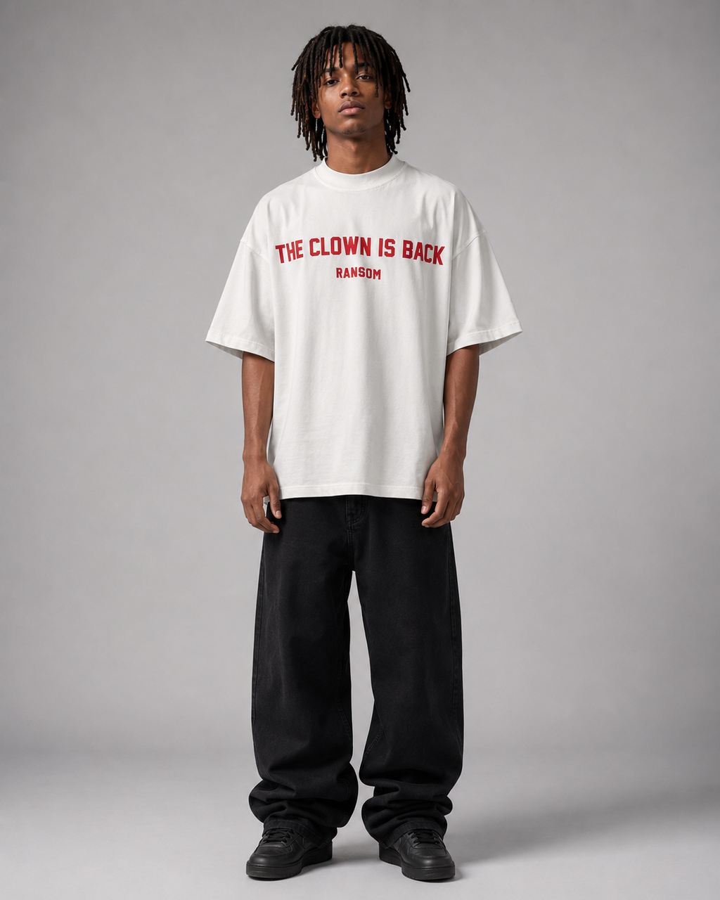 T-shirt - The Clown is Back White